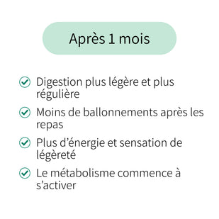 Observez les premiers changements