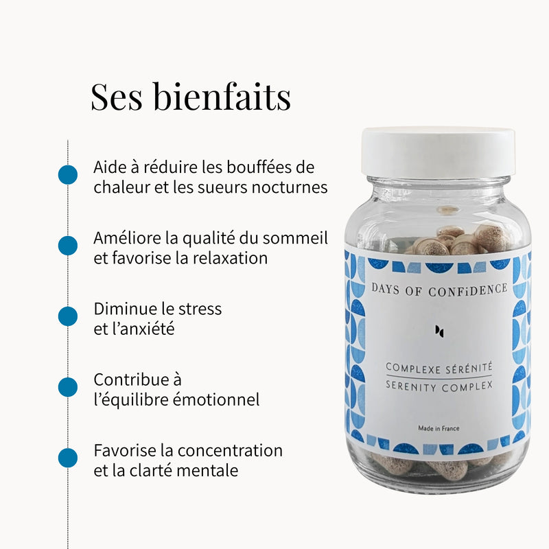 Maîtrisez ces changements d'humeur avec notre Complexe Sérénité