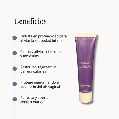bienfaits baume intime hydratant mini ménopause et périménopause sécheresse vaginale
